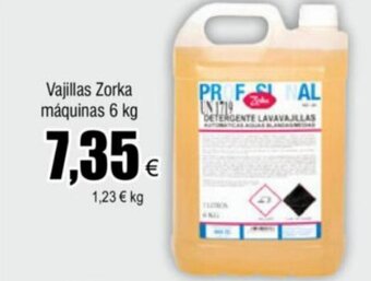 FROIZ Vajillas Zorka máquinas 6 kg oferta