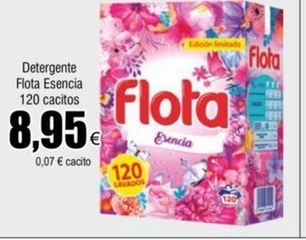 FROIZ Detergente Flota Esencia 120 cacitos oferta