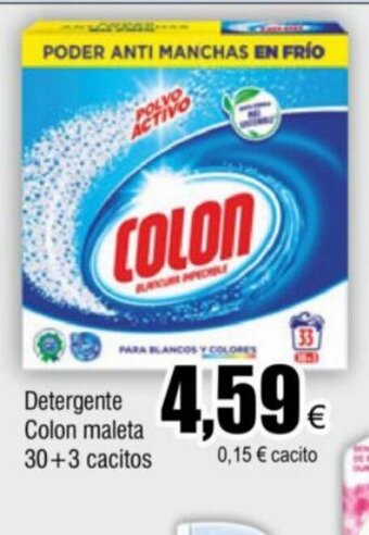 FROIZ Detergente Colon maleta 30+3 cacitos oferta