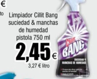 FROIZ Limpiador Cillit Bang suciedad & manchas de humedad pistola 750 ml oferta