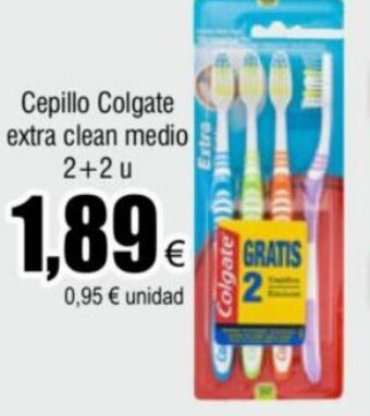 FROIZ Cepillo Colgate extra clean medio 2+2 u oferta