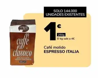 Supeco Café molido espresso italia oferta