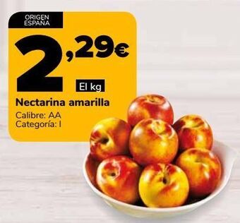 Supeco Nectarina amarilla oferta