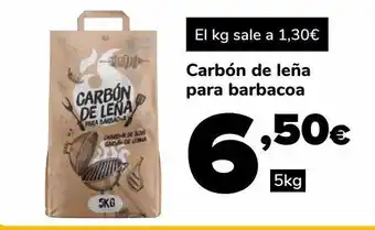 Supeco Carbón de leña para barbacoa oferta