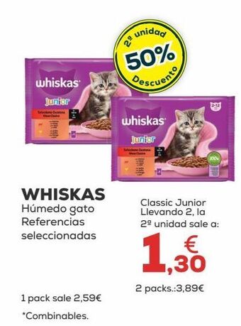 Kiwoko Comida para gatos whiskas oferta