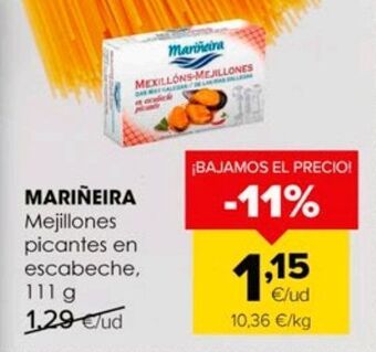 Autoservicios Familia Mejillones en escabeche oferta