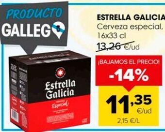 Autoservicios Familia Cerveza especial estrella galicia oferta