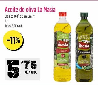 AhorraMas Aceite de oliva la masía oferta