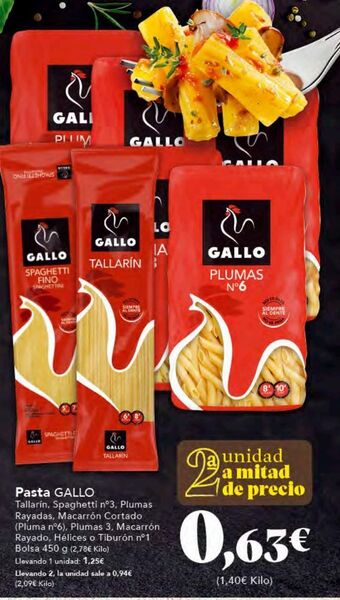 Gadis Pasta gallo oferta