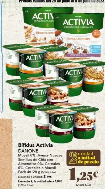 Gadis Yogur griego activia oferta