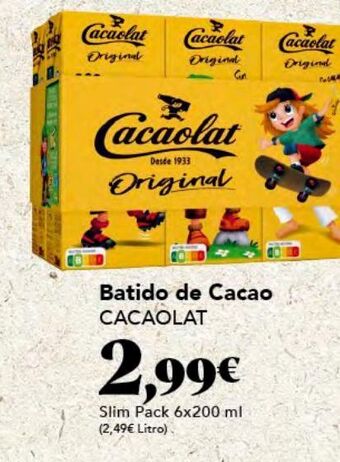 Gadis Batido de cacao cacaolat oferta