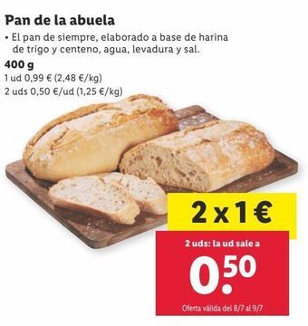 Lidl Pan oferta