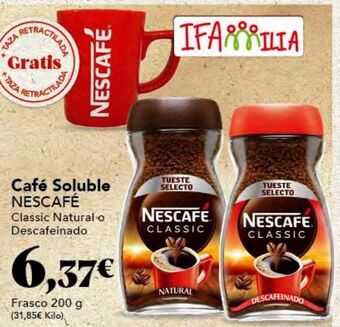 Gadis Café soluble nescafé oferta