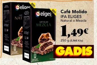 Gadis Café molido ifa eliges oferta