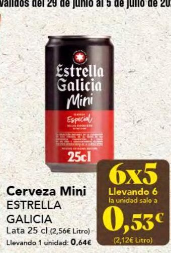 Gadis Cerveza estrella galicia oferta