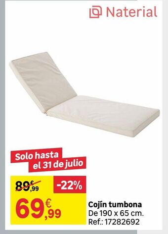 Leroy Merlin Cojin tumbona oferta