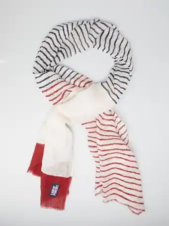 Lion of Porches Bufanda tricolor de lino oferta