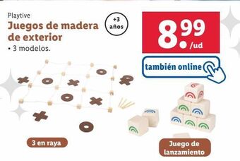 Lidl Juguetes de madera playtive oferta