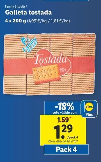Lidl Galletas oferta