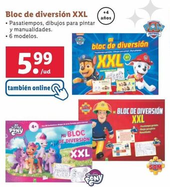 Lidl Libros para colorear oferta