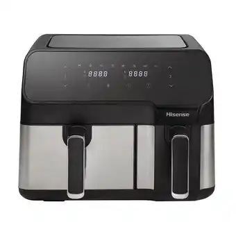 Electro Depot Freidora de aire 8,6 litros hisense xxl haf2900d doble cesta oferta