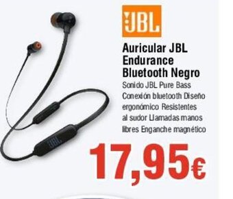 FROIZ Auricular JBL Endurance Bluetooth Negro oferta