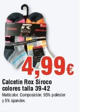 FROIZ Calcetín Rox Siroco colores talla 39-42 oferta