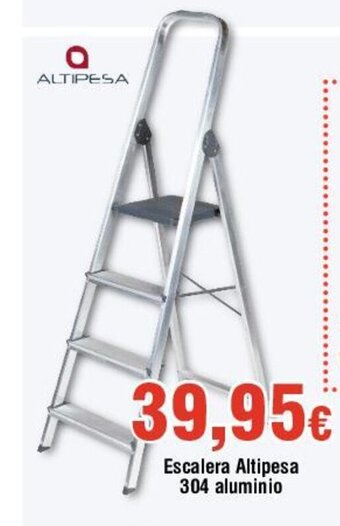 FROIZ Escalera Altipesa 304 aluminio oferta