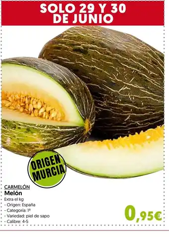 Hiper Usera Melón oferta