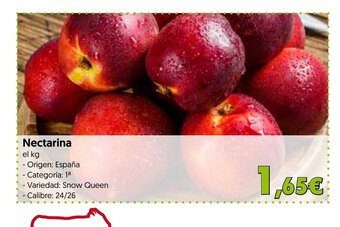 Hiper Usera Nectarina oferta