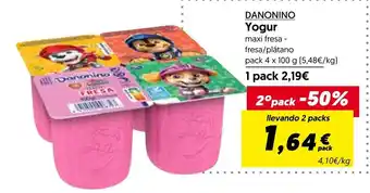 Hiper Usera DANONINO Yogur oferta