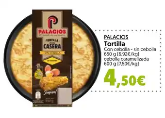 Hiper Usera PALACIOS Tortilla oferta