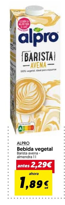 Hiper Usera ALPRO Bebida vegetal oferta