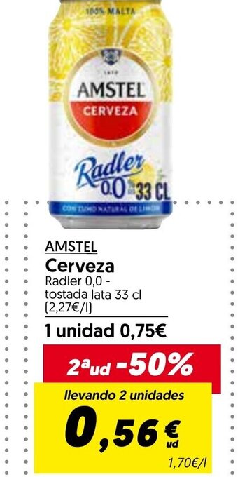 Hiper Usera AMSTEL Cerveza oferta
