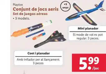 Lidl Conjunt de jocs aeris anys Set de juegos aéreos oferta