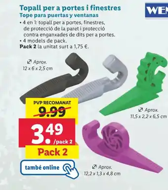 Lidl Topall per a portes i finestres Tope para puertas y ventanas oferta