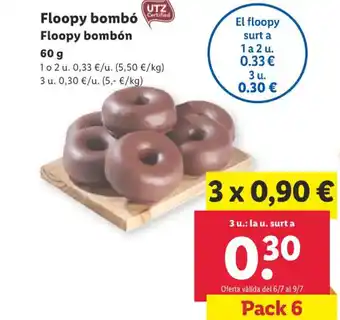 Lidl Floopy bombó Certified Floopy bombón oferta