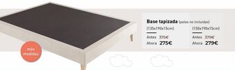 Mubak Base de colchón oferta
