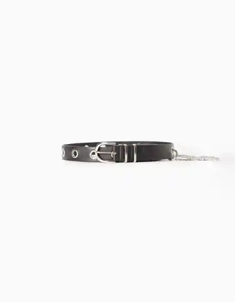 Bershka Cinturón cadena eyelets cruz oferta