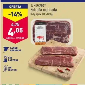 ALDI Entraña marinada el mercado oferta