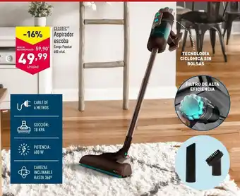 ALDI Aspirador escoba cecotec oferta