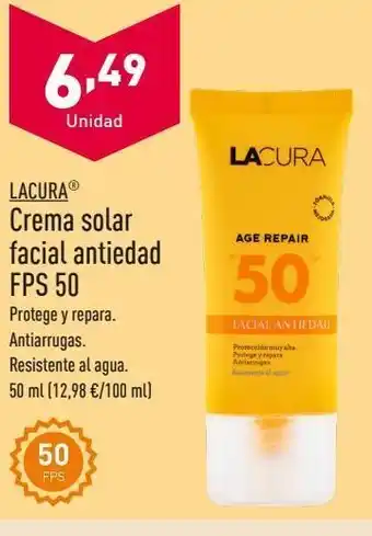 ALDI Crema solar la cura oferta