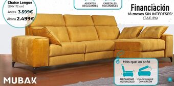 Mubak Chaise longue oferta