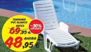 Outlet Hogar Tumbonas blanco oferta