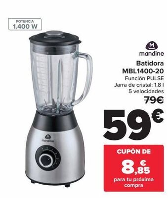 Carrefour Mandine batidora mbl1400-20 oferta