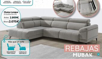 Mubak Chaise longue oferta