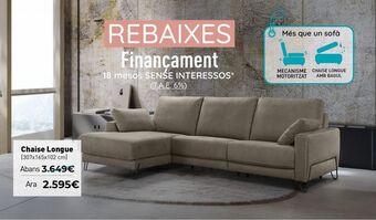 Mubak Chaise longue oferta