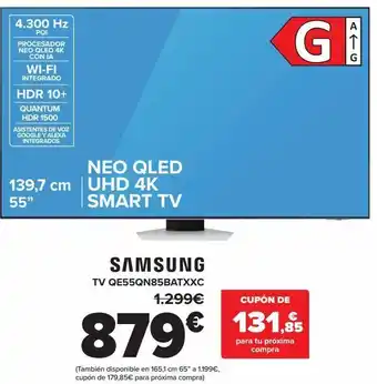 Carrefour Samsung tv qe55qn85batxxc oferta