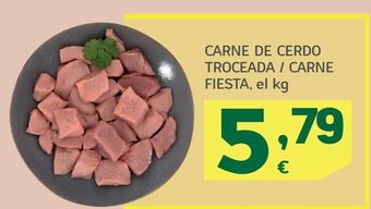 HiperDino Carne de cerdo oferta