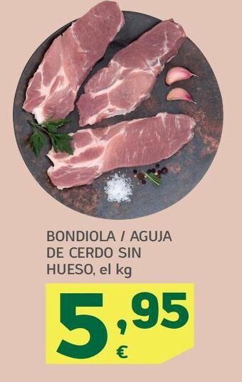HiperDino Aguja de cerdo oferta